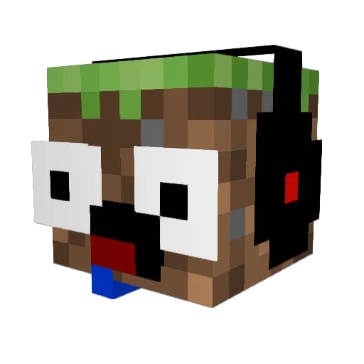 Flying_Lightning Minecraft avatar head, 3D render
