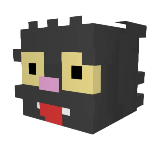 Flying_Puma Minecraft avatar head, 3D render
