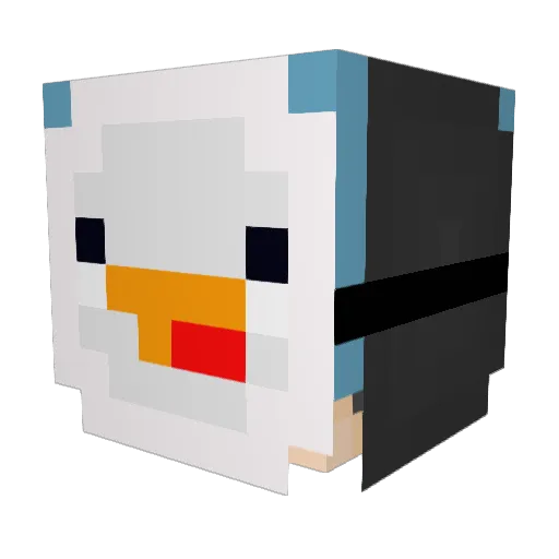 Flyingletsplay83 Minecraft avatar head, 3D render