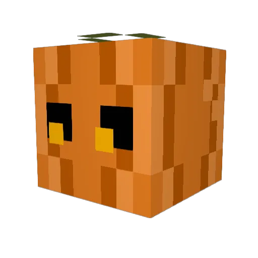 Flyingsnicker Minecraft avatar head, 3D render