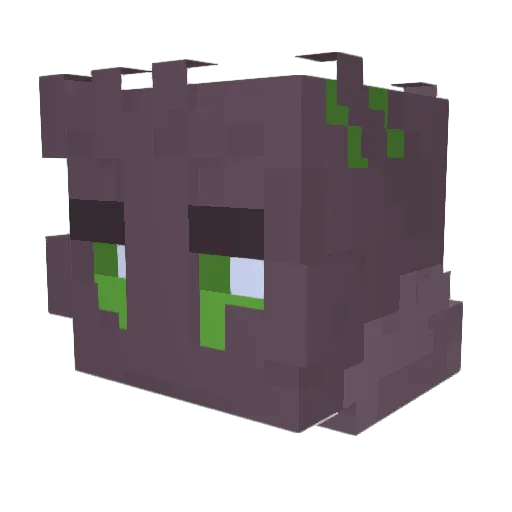 Flylin1 Minecraft avatar head, 3D render