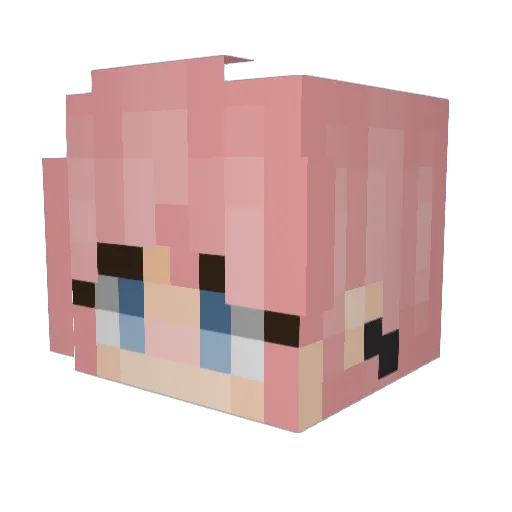 Flynn320 Minecraft avatar head, 3D render