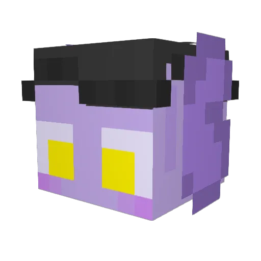 FlynnEatsCheese Minecraft avatar head, 3D render