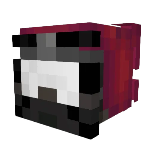 Flynnoi Minecraft avatar head, 3D render