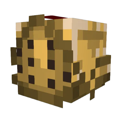 Flyswordsman Minecraft avatar head, 3D render