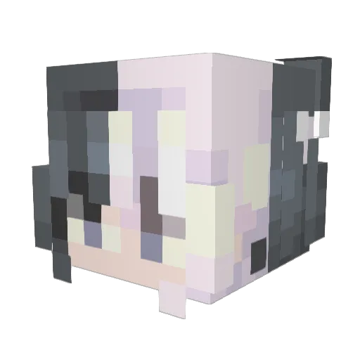 Flyyy_y Minecraft avatar head, 3D render