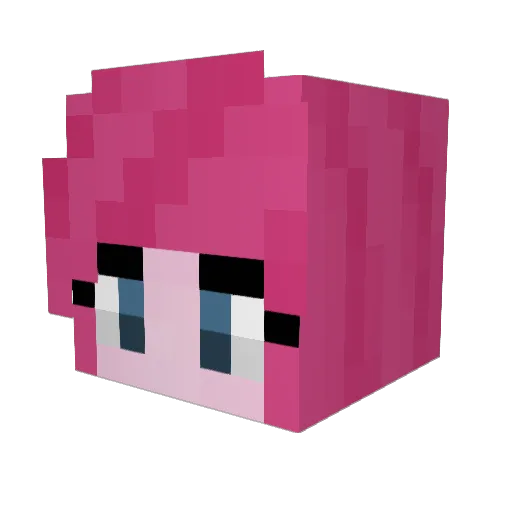 Fmaj7sus2 Minecraft avatar head, 3D render