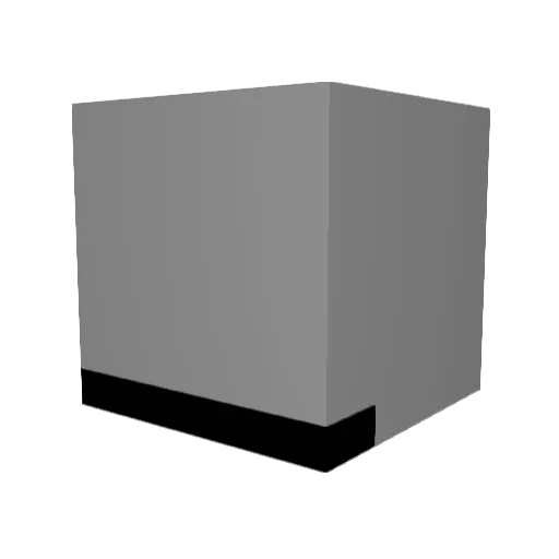 Fmanon Minecraft avatar head, 3D render
