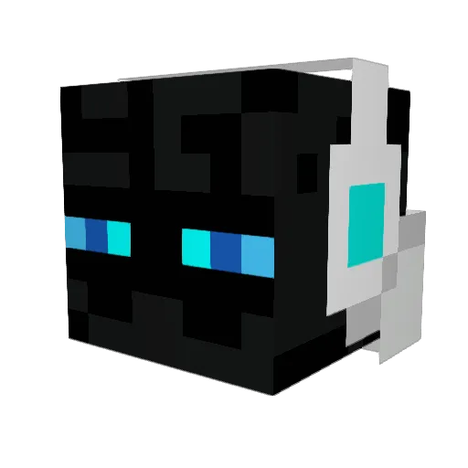 Fmaster2000 Minecraft avatar head, 3D render