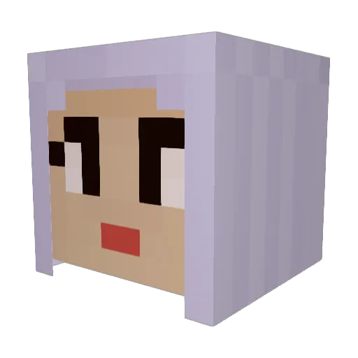 Fmauro98 Minecraft avatar head, 3D render
