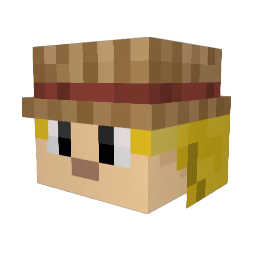 Fmc66 Minecraft avatar head, 3D render