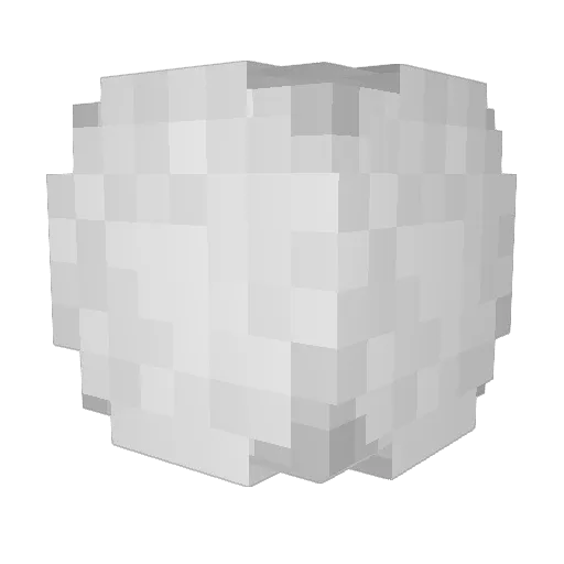 Fmidd Minecraft avatar head, 3D render