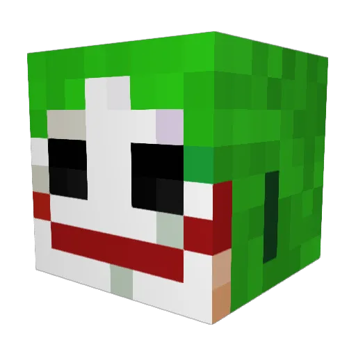 Fmitag Minecraft avatar head, 3D render