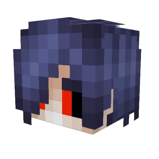FnW_Senju Minecraft avatar head, 3D render