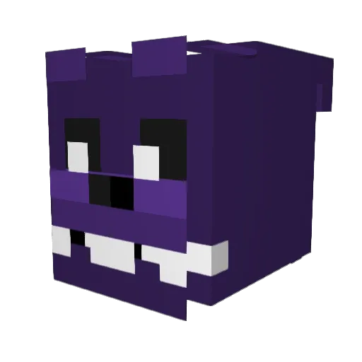 FnafMaster74 Minecraft avatar head, 3D render