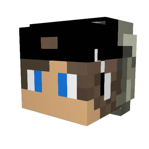 FoGGy6710 Minecraft avatar head, 3D render