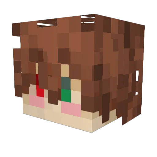 FoYex Minecraft avatar head, 3D render