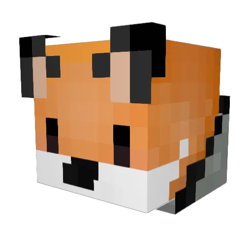 Fo_Ku_Shi Minecraft avatar head, 3D render