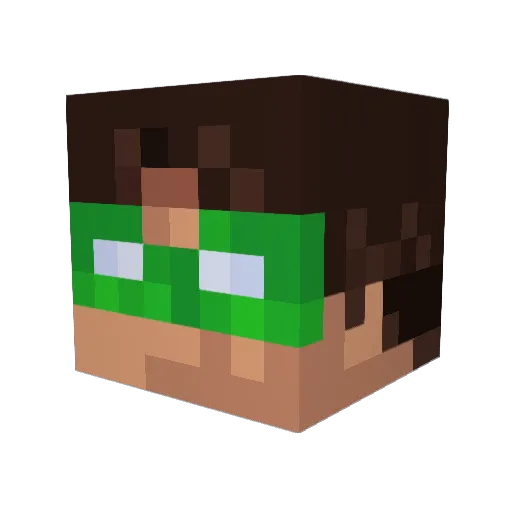 Fo_Shiesty Minecraft avatar head, 3D render