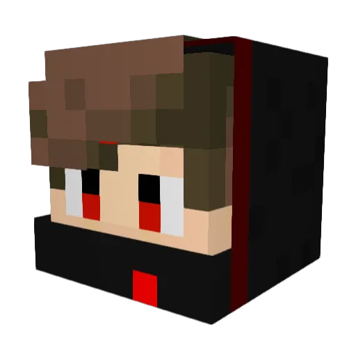 FocusGaming7531 Minecraft avatar head, 3D render