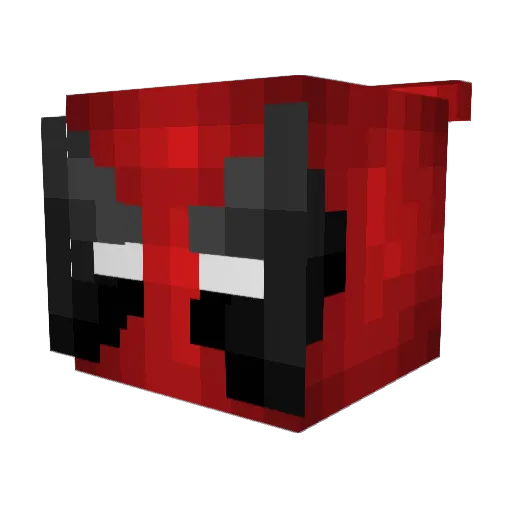 Focus_1234 Minecraft avatar head, 3D render