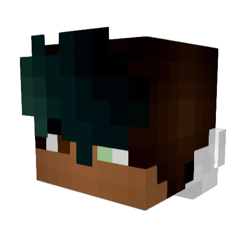 Focused_Rage Minecraft avatar head, 3D render