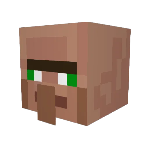 Fodatharlayhay Minecraft avatar head, 3D render