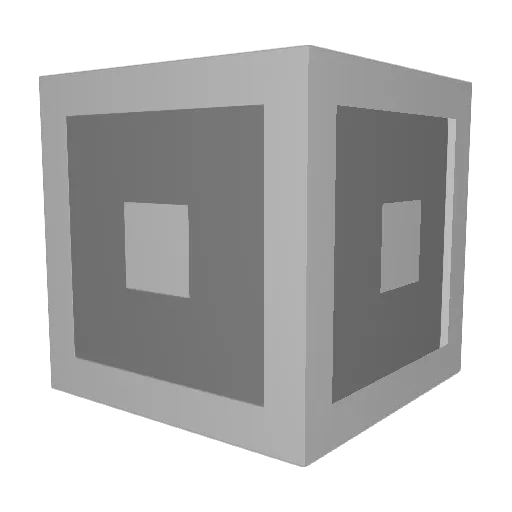 Fodis_ Minecraft avatar head, 3D render