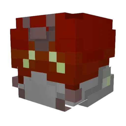 Fodworth Minecraft avatar head, 3D render