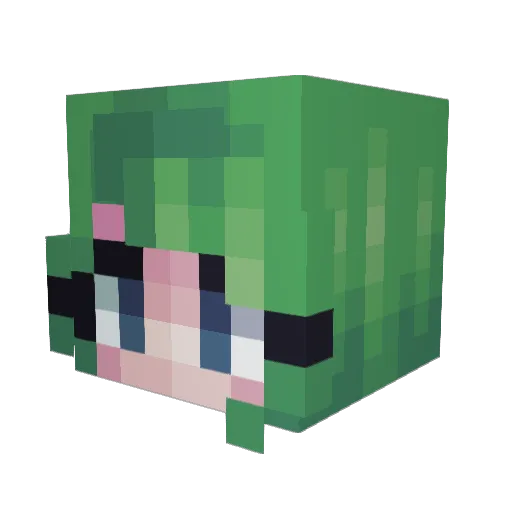 FoeReaper Minecraft avatar head, 3D render
