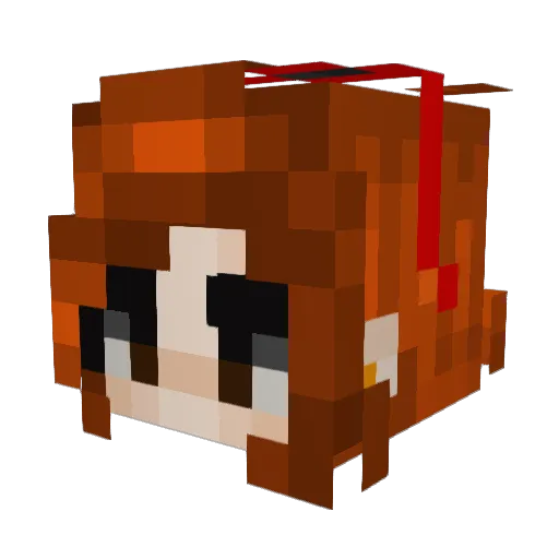 Foeni Minecraft avatar head, 3D render