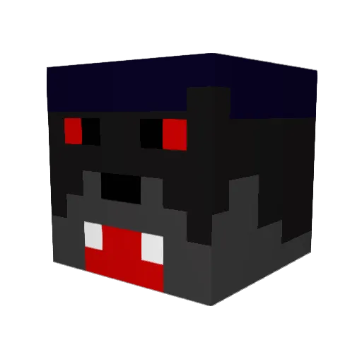 Foeno Minecraft avatar head, 3D render