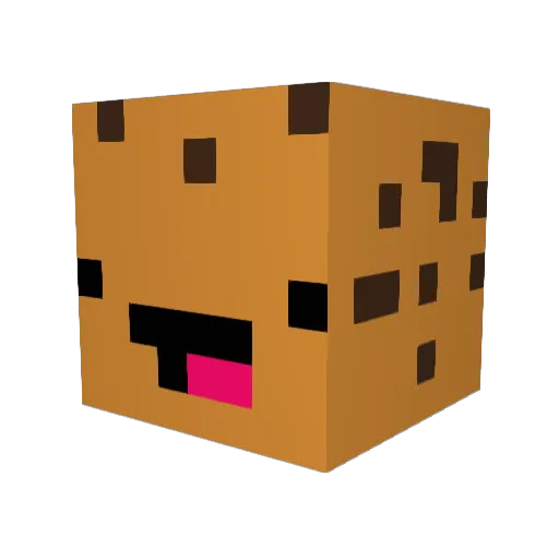 Foez Minecraft avatar head, 3D render