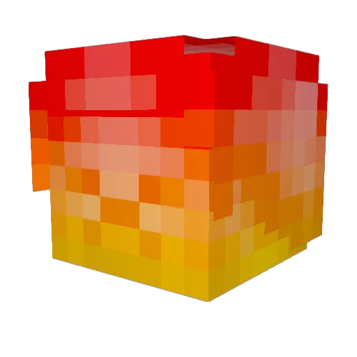 Fofika21 Minecraft avatar head, 3D render