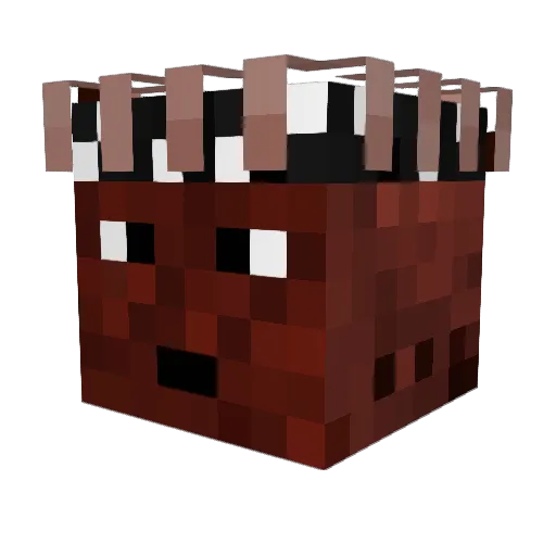 FoggyIsThicc Minecraft avatar head, 3D render