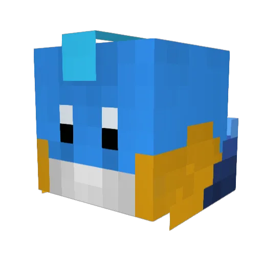 Foghorncranker Minecraft avatar head, 3D render