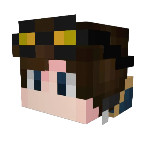 FogikLehler Minecraft avatar head, 3D render