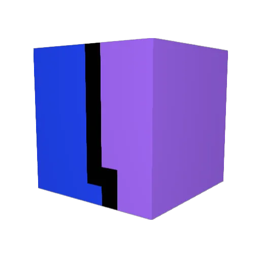 Fogo_ Minecraft avatar head, 3D render