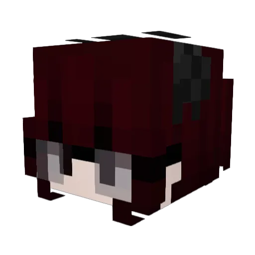 Foguenta Minecraft avatar head, 3D render