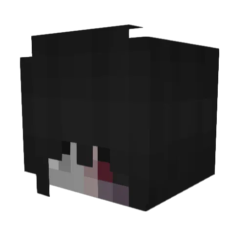 FoidExtinguisher Minecraft avatar head, 3D render