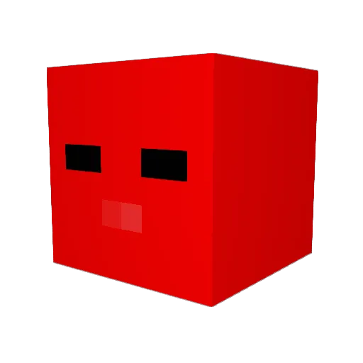 FoldupPuppet681 Minecraft avatar head, 3D render