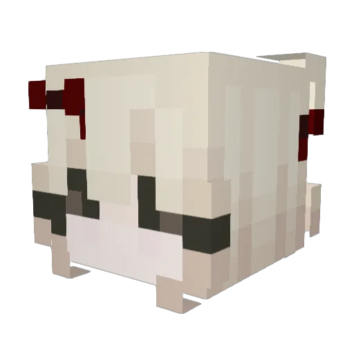 Folkrumber Minecraft avatar head, 3D render