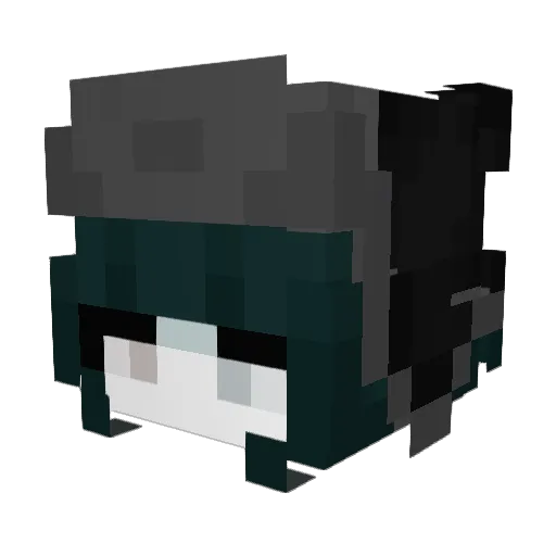 Folle91 Minecraft avatar head, 3D render