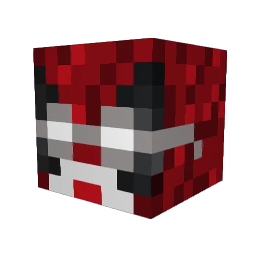 FollowerOfG Minecraft avatar head, 3D render