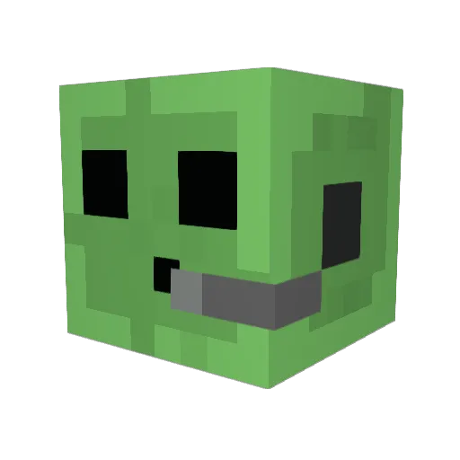 Followwind Minecraft avatar head, 3D render