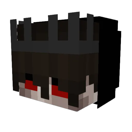 Folrid Minecraft avatar head, 3D render