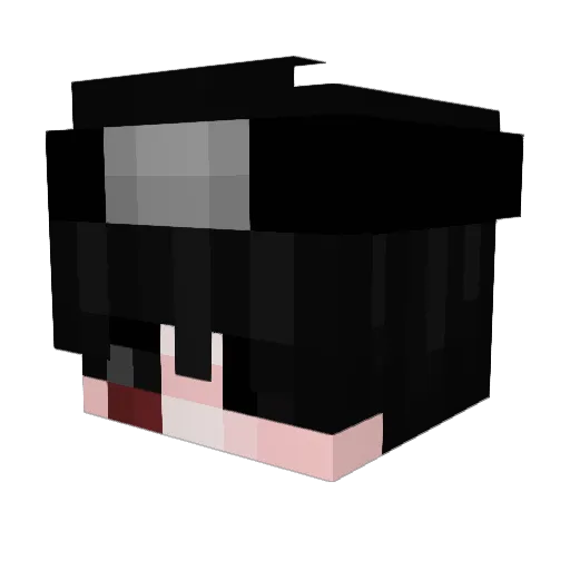 Folsow Minecraft avatar head, 3D render