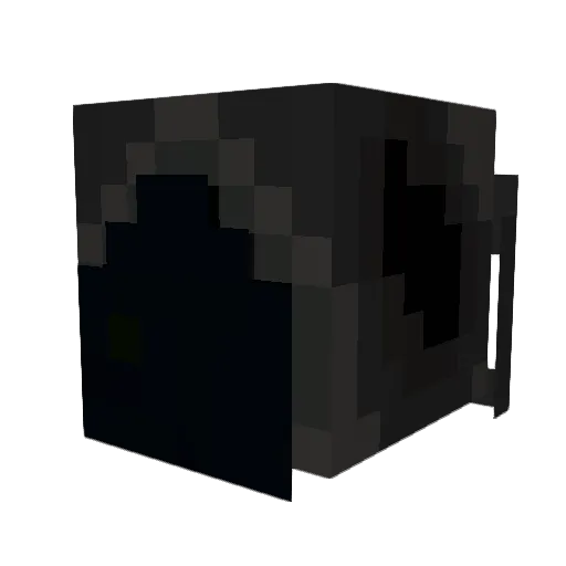 Fom1 Minecraft avatar head, 3D render