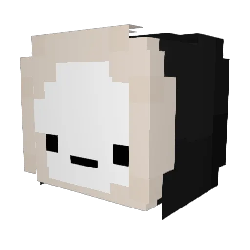 Fomal_Haut_ Minecraft avatar head, 3D render