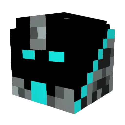 Fon111 Minecraft avatar head, 3D render